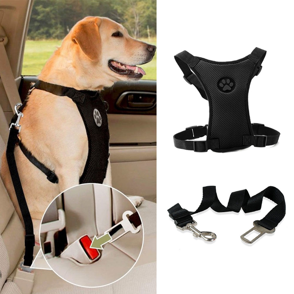 Swing Seat Belt - 1pcs Breathable Mesh Dog Harness Leash