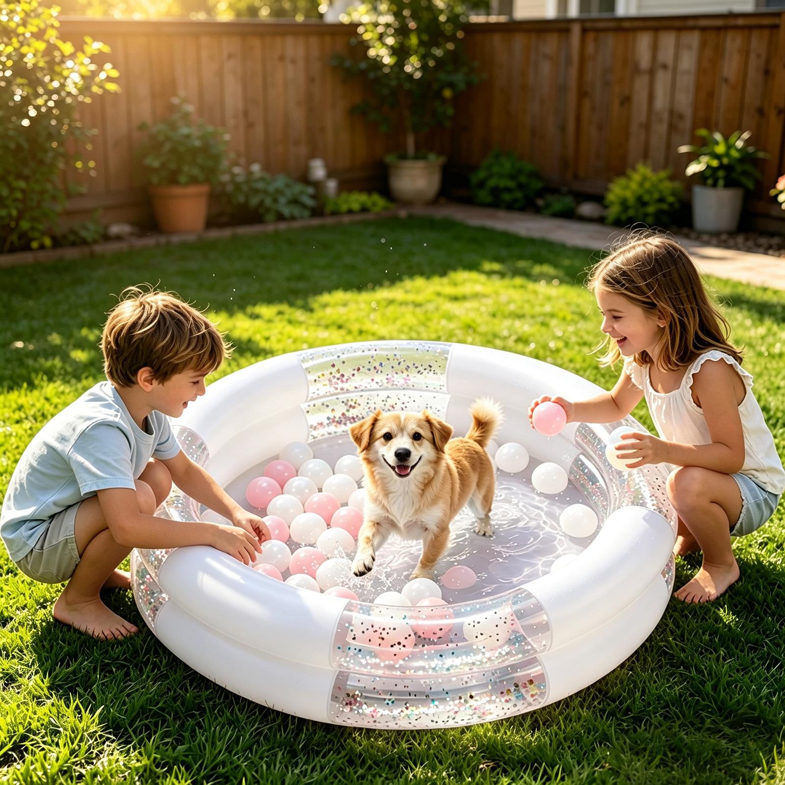 Kids Indoor Outdoor Games - Kids Pool Backyard Small Blow up