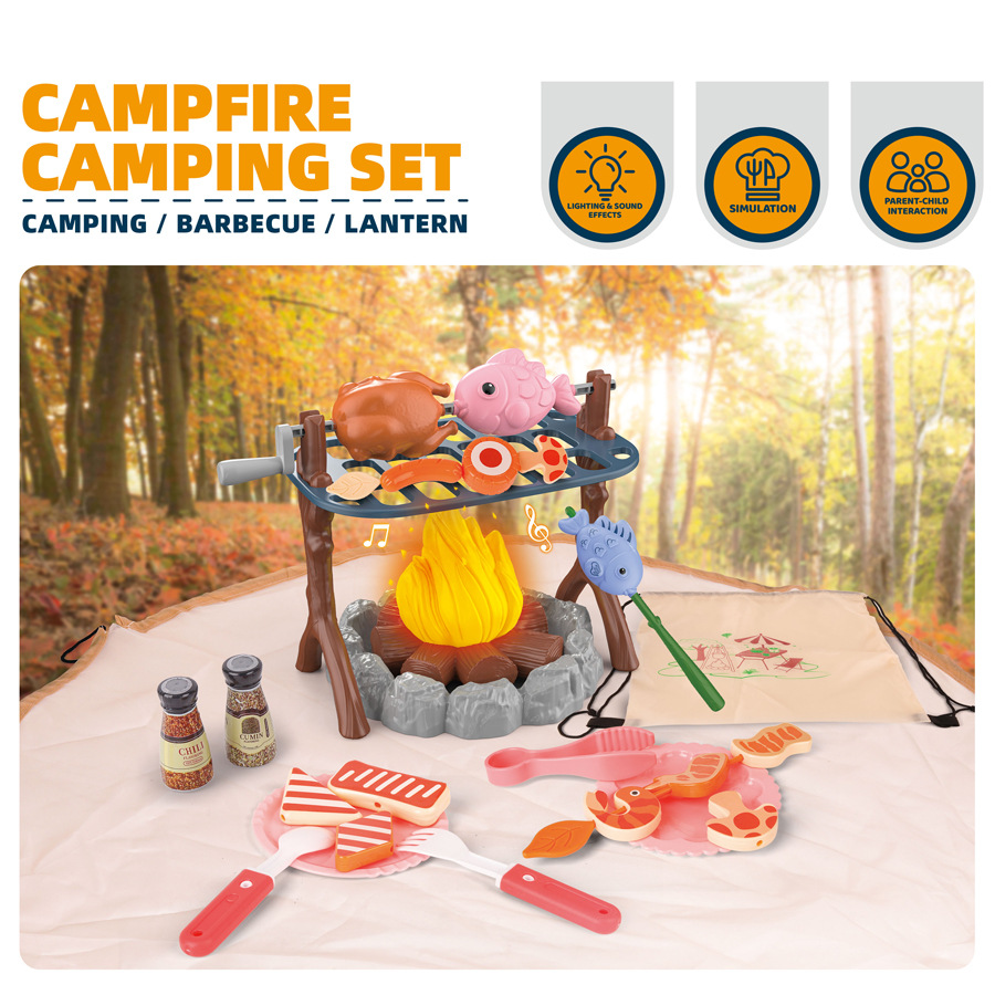 Kids Indoor Outdoor Games - Kids Camping Tent Set Baby Playground
