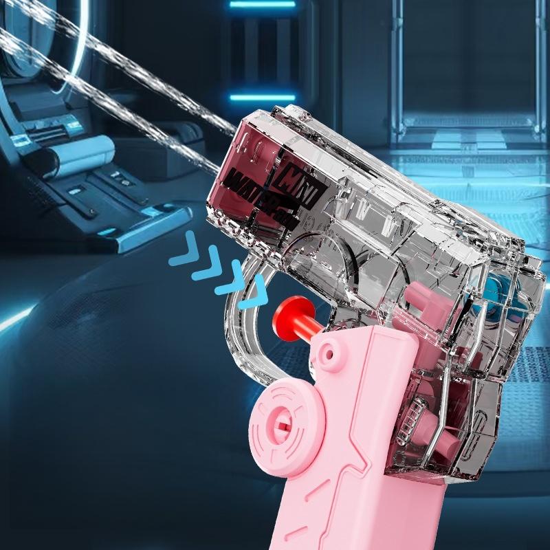 Water Gun Soaker - Portable Mini Water Gun Spinning Shooter