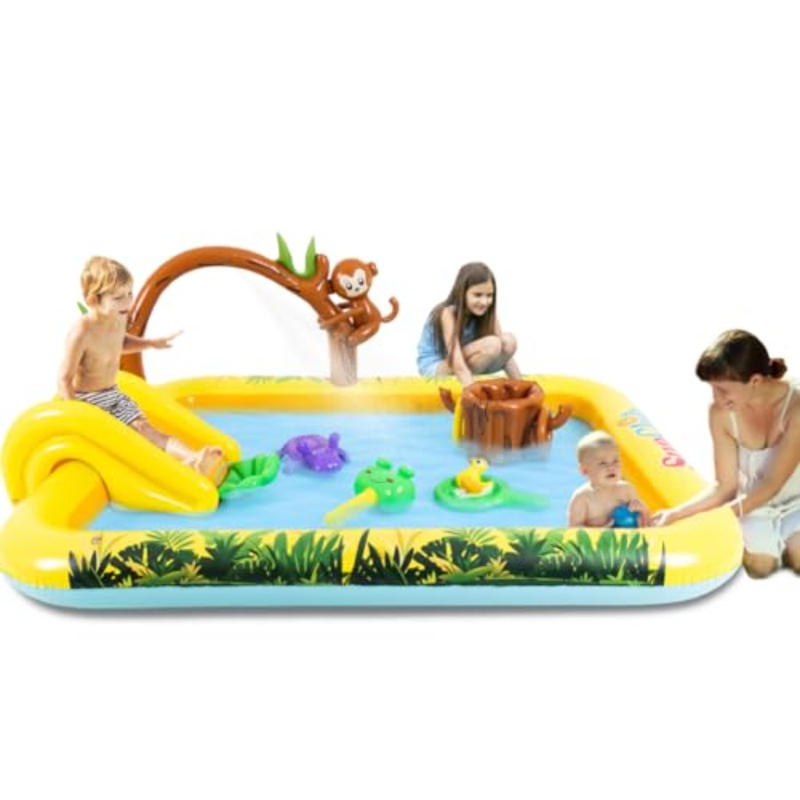 Outdoor inflatable jungle anim - Kids Outdoor Garden ulasan dan harga