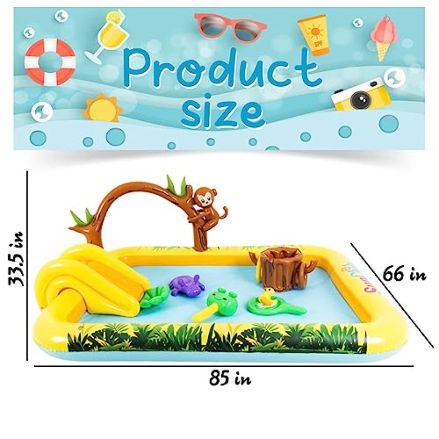 Outdoor inflatable jungle anim - Kids Outdoor Garden ulasan dan harga