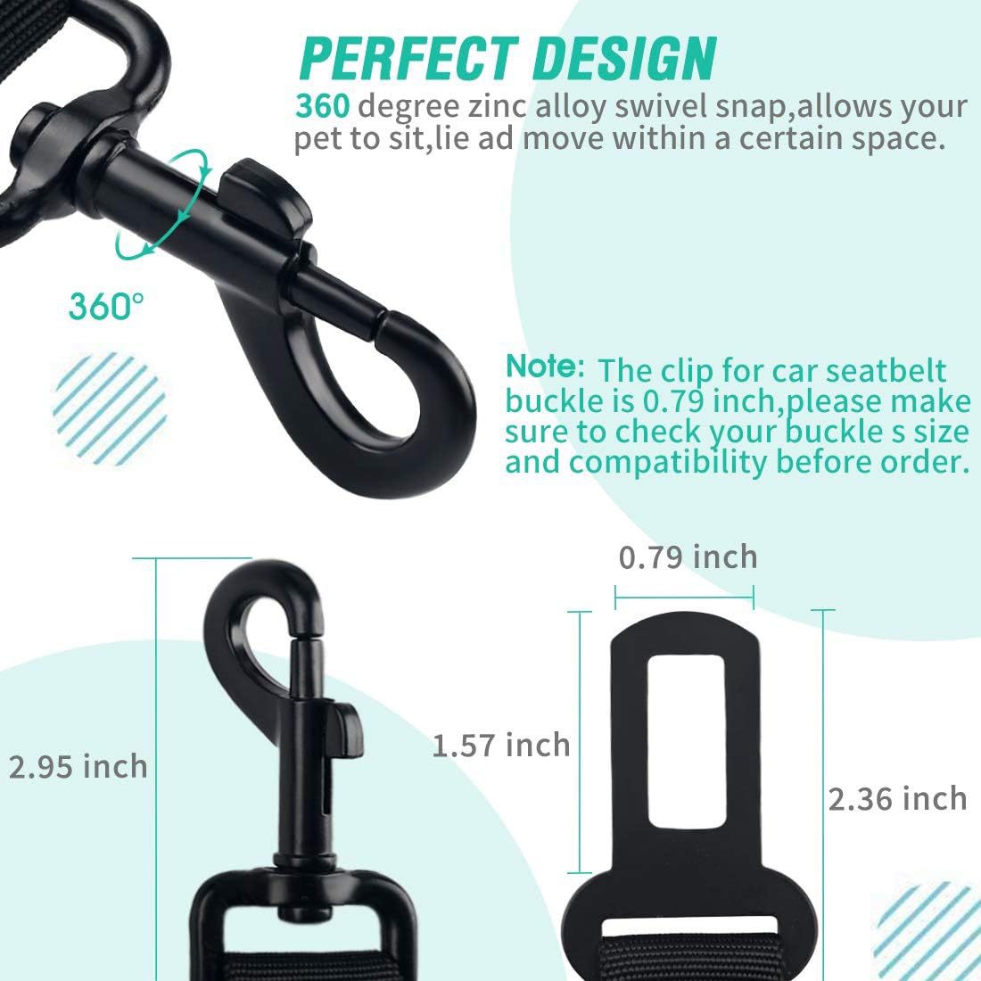 Durability Retractable Dog Car - Swing Seat Belt ulasan dan harga