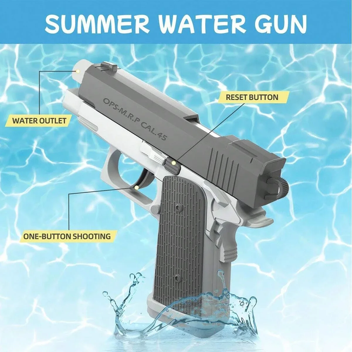 Toy Water Guns Pistol Toy Squi - Water Gun Soaker ulasan dan harga