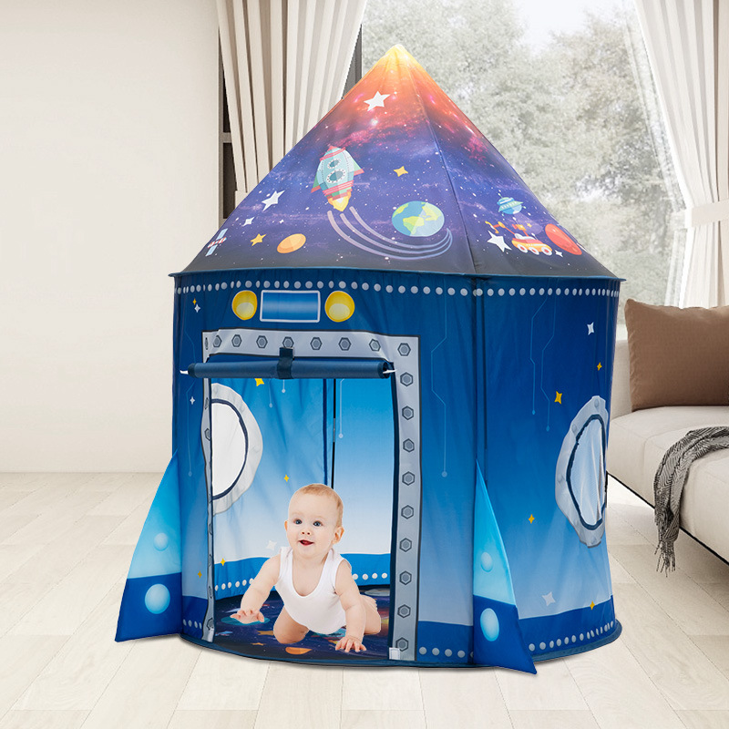 Rocket Ship Kids Tent Pop Up P - Kids Outdoor Play Tent ulasan dan harga