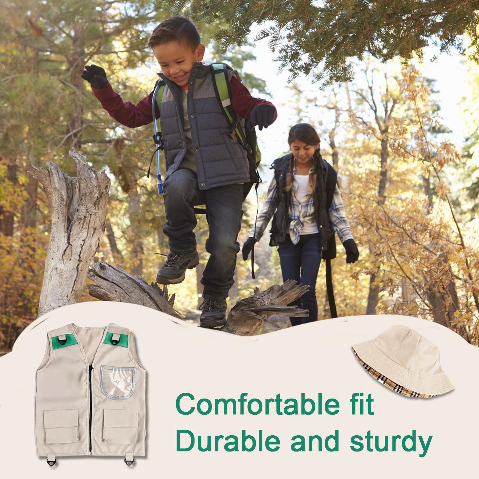 Fishing Vest Kids Camping Outf - Kids Outdoor Zoo ulasan dan harga