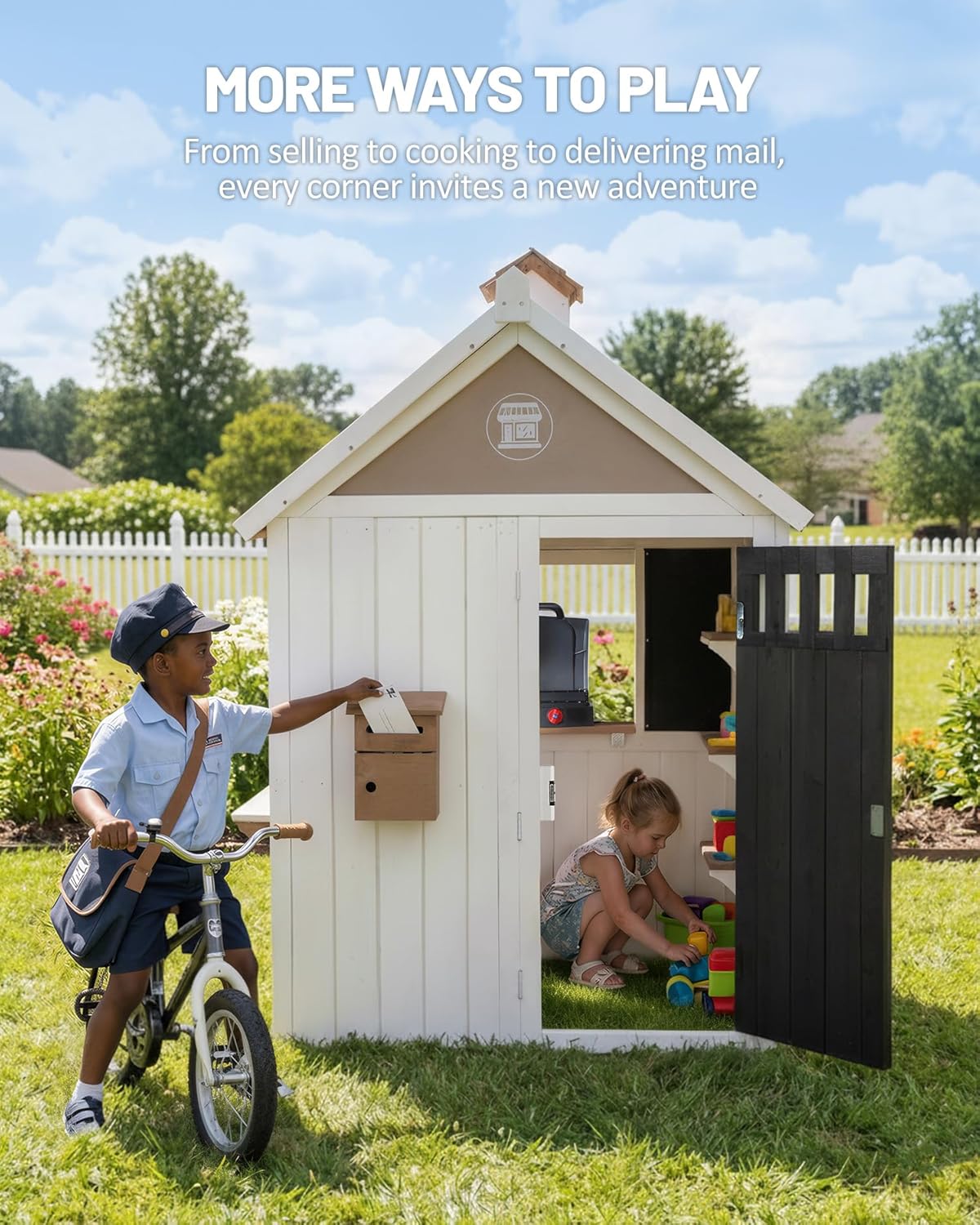 2-in-1 Cedar Wooden Kids Outdo - Kids Outdoor Chalkboard ulasan dan harga