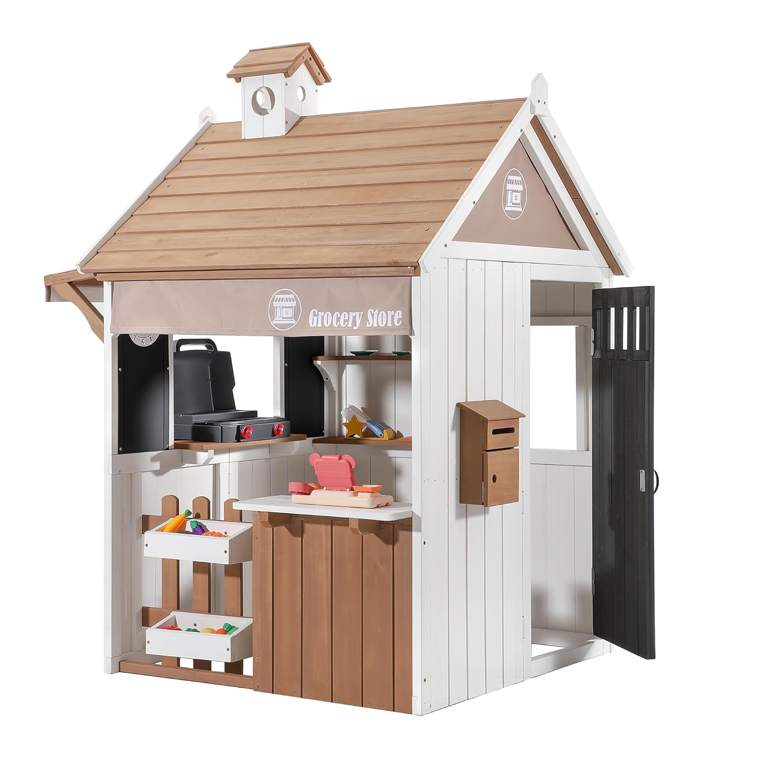 2-in-1 Cedar Wooden Kids Outdo - Kids Outdoor Chalkboard ulasan dan harga