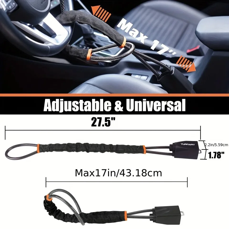 Universal Car Steering Wheel L - Swing Seat Belt ulasan dan harga