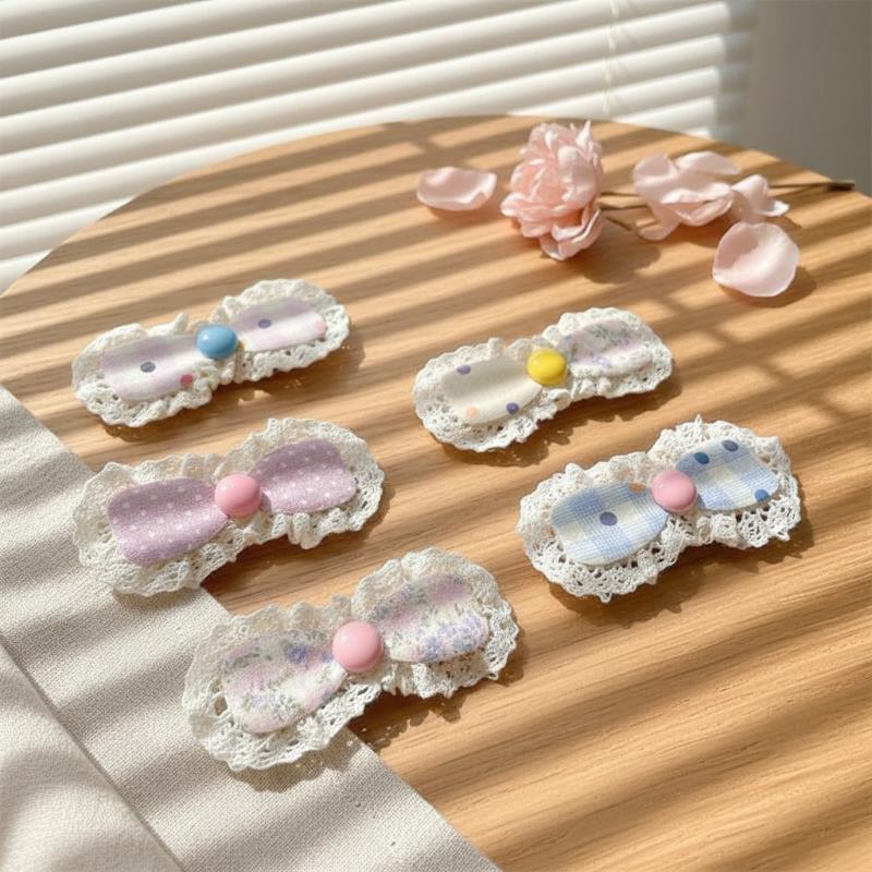 Lace Velcro Broken Hair Clips  - Kids Outdoor Activities ulasan dan harga
