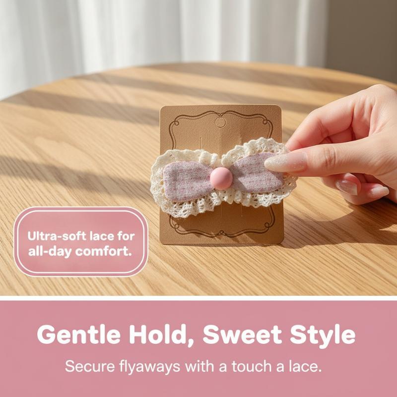 Lace Velcro Broken Hair Clips  - Kids Outdoor Activities ulasan dan harga