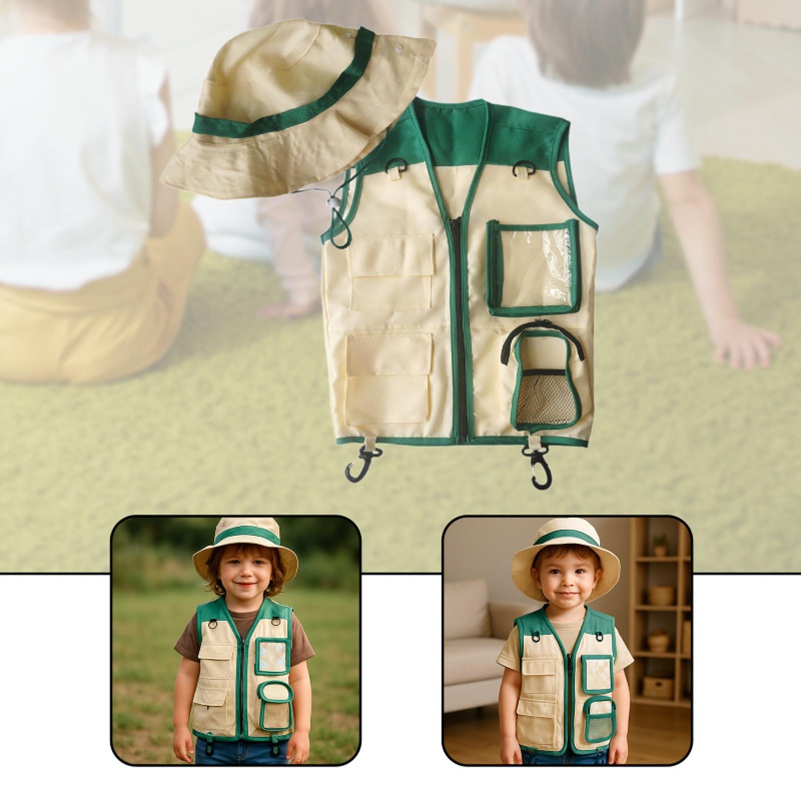 Kids Outdoor Exploration Vest  - Kids Outdoor Zoo ulasan dan harga