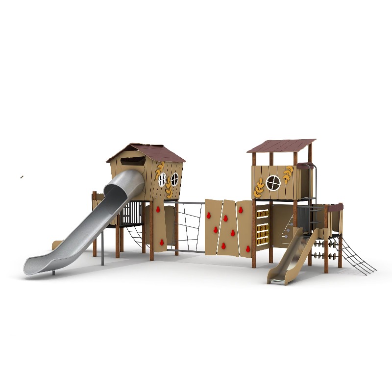Wooden Outdoor Playground Set  - Kids Outdoor Climbing Structure ulasan dan harga