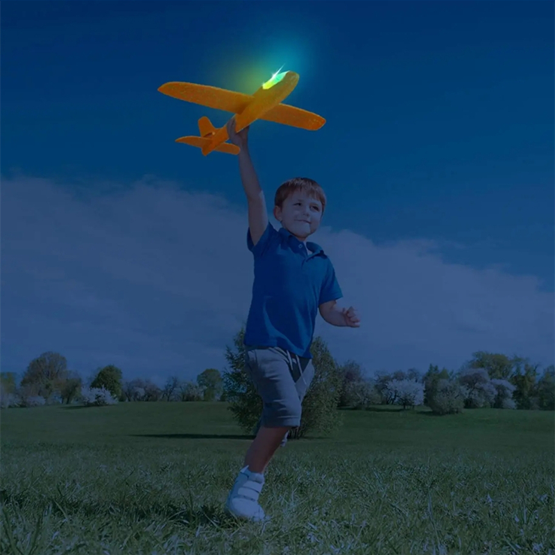 Electric Foam Plane Glider Han - Kids Outdoor Play Equipment ulasan dan harga