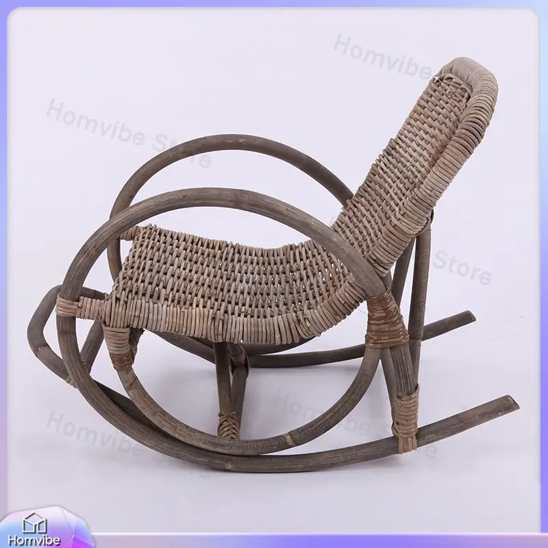 Wicker Rattan Rocking Chair Ou - Kids Outdoor Lounge Furniture ulasan dan harga