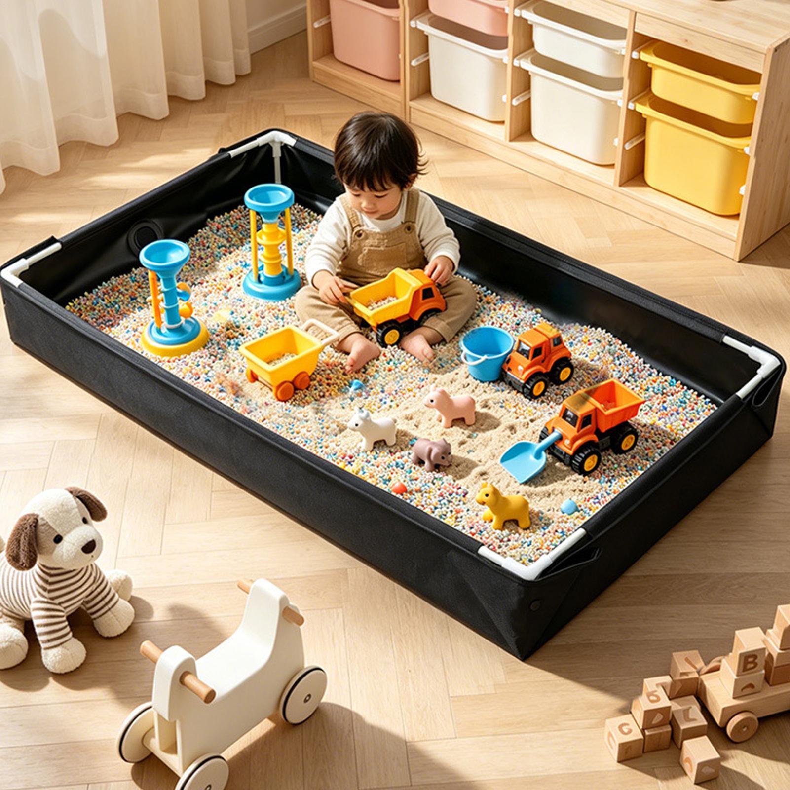 Foldable Sandbox Water Play Ta - Kids Outdoor Table ulasan dan harga