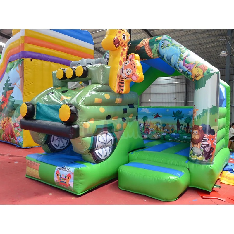 Safari Jeep Theme Inflatable B - Kids Outdoor Zoo ulasan dan harga