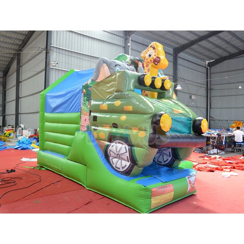 Safari Jeep Theme Inflatable B - Kids Outdoor Zoo ulasan dan harga