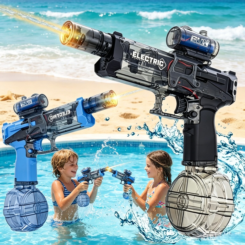 Children Continuous Fire Elect - Water Gun Soaker ulasan dan harga