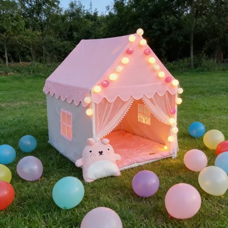 Large Pink Princess Castle Ten - Kids Outdoor Play Tent ulasan dan harga