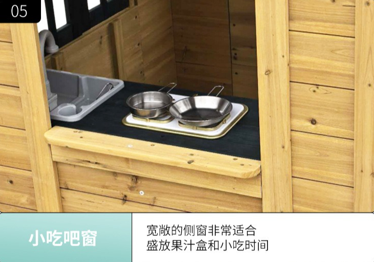 Outdoor Garden Wooden Kids Rol - Kids Outdoor Wooden Playhouse ulasan dan harga