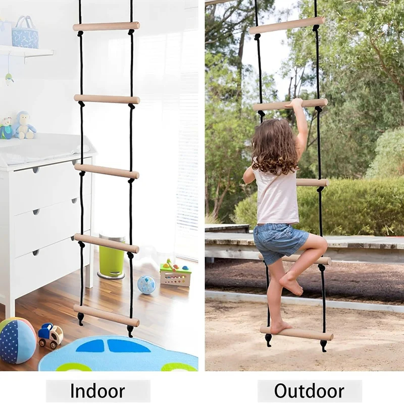 Children Climbing Rope Ladder  - Kids Outdoor Climbing Equipment ulasan dan harga