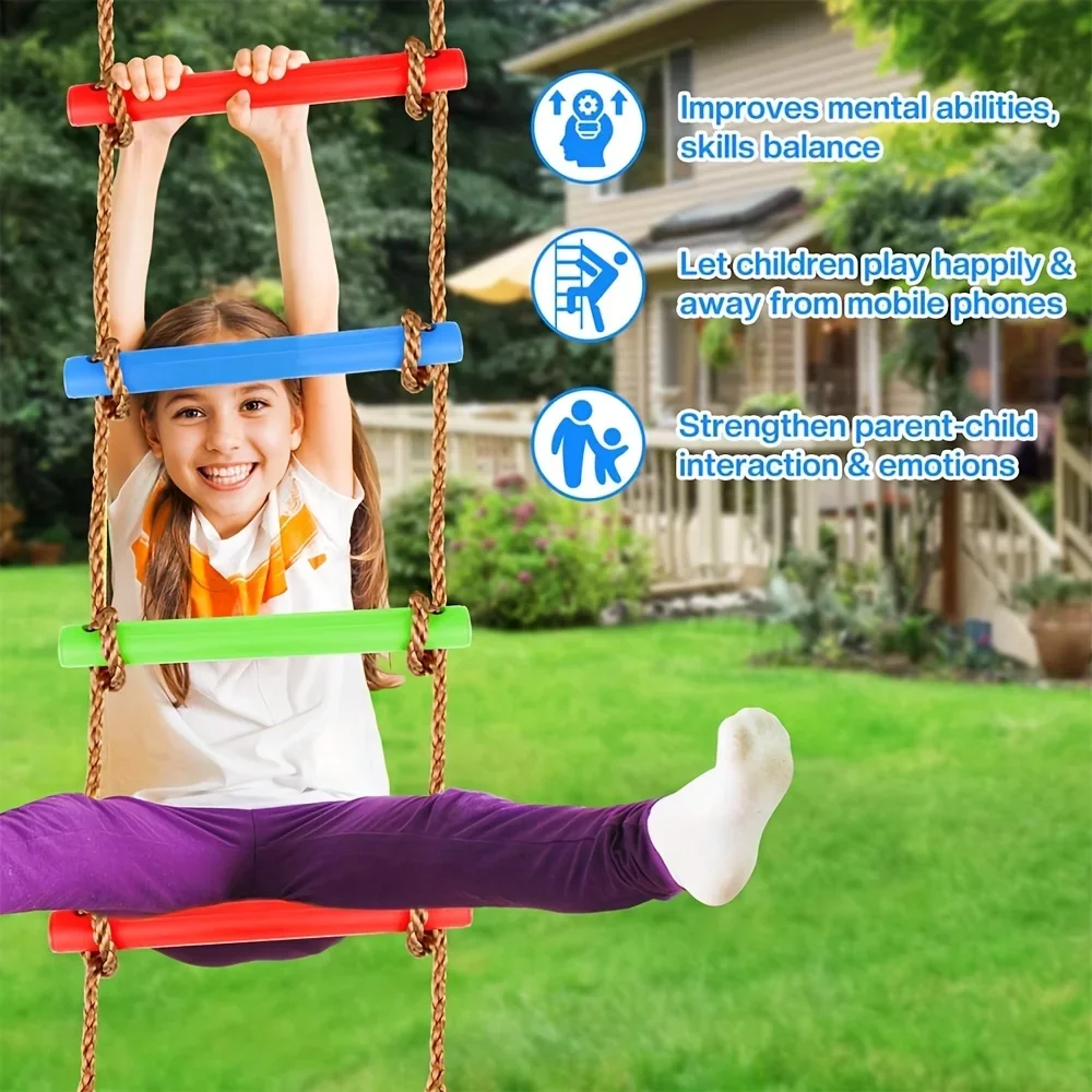 1pc Colorful Kids Climbing Lad - Kids Outdoor Climbing Equipment ulasan dan harga