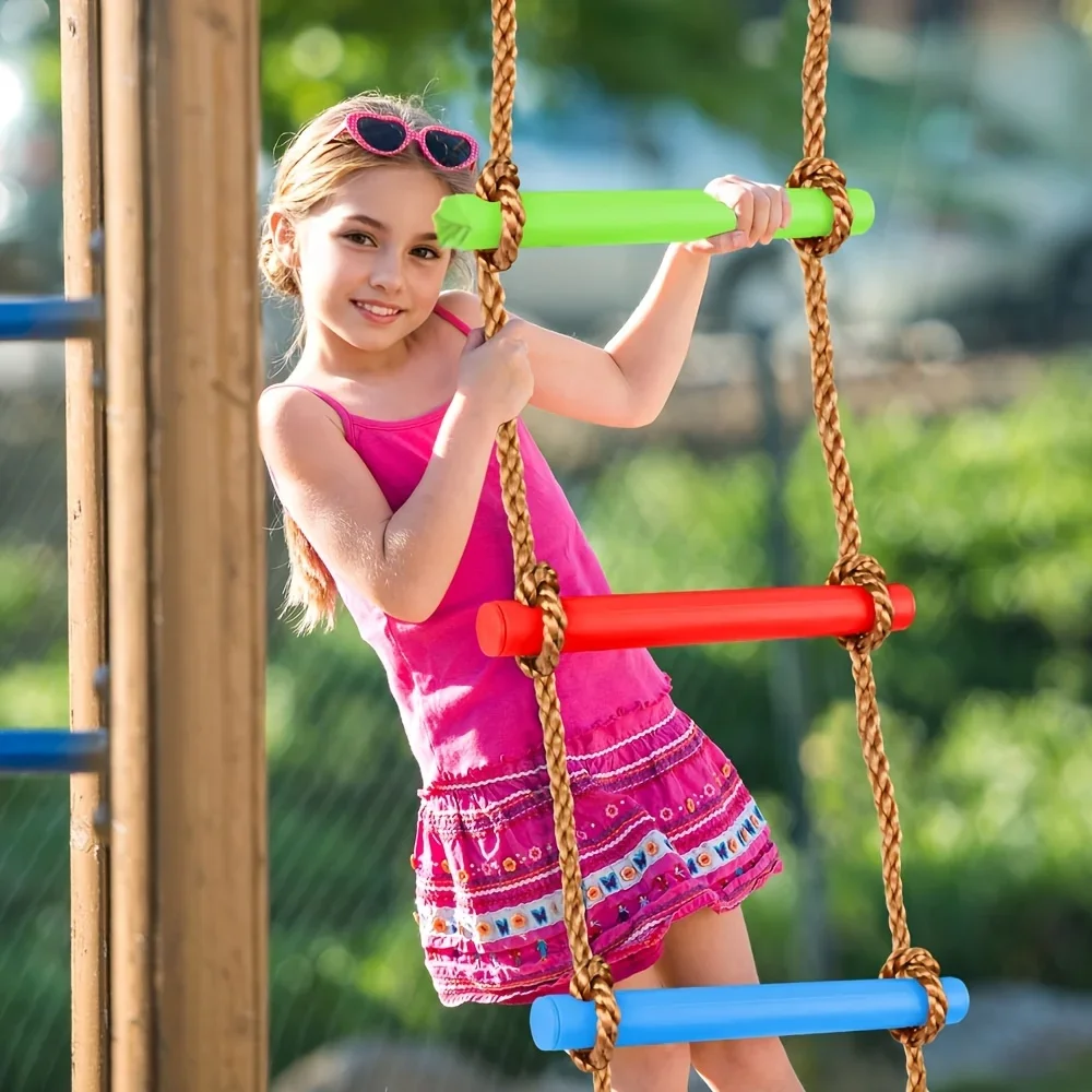 1pc Colorful Kids Climbing Lad - Kids Outdoor Climbing Equipment ulasan dan harga