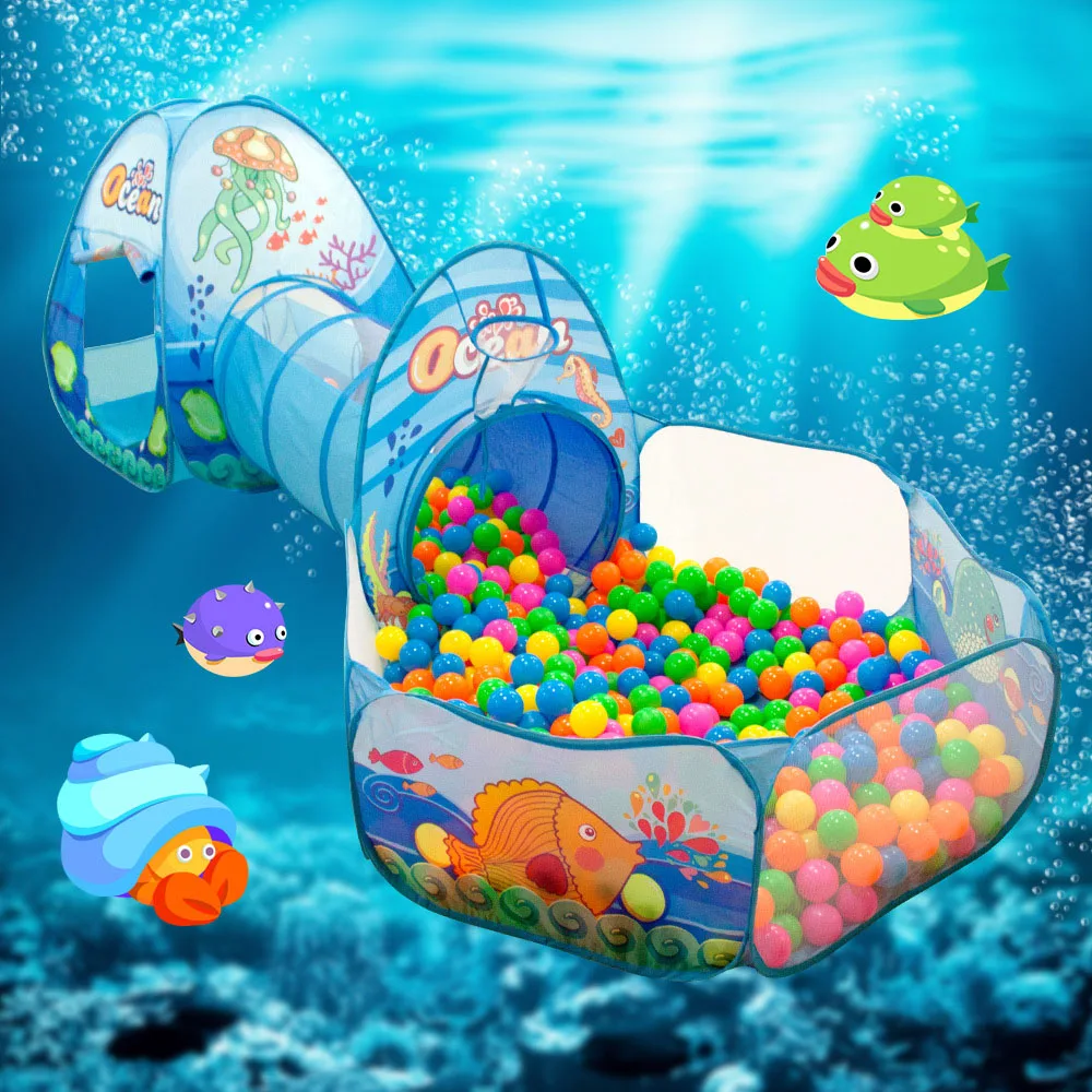 3 In 1 Children Ball Pool Baby - Kids Outdoor Play Tent ulasan dan harga