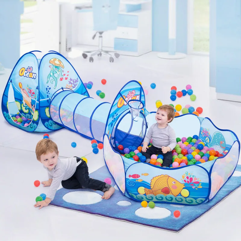 3 In 1 Children Ball Pool Baby - Kids Outdoor Play Tent ulasan dan harga