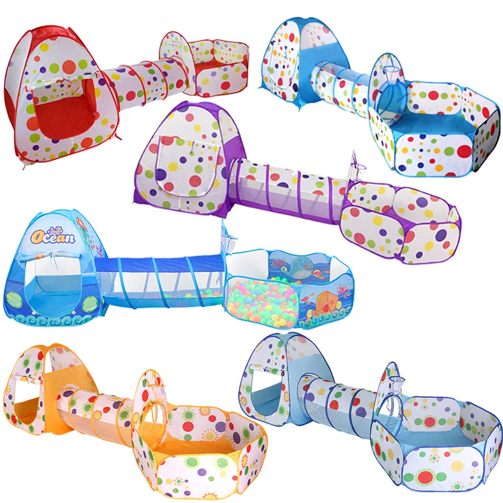 3 In 1 Children Ball Pool Baby - Kids Outdoor Play Tent ulasan dan harga