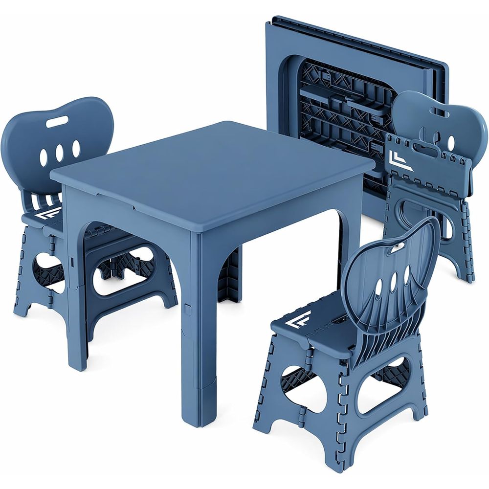 oldable Table and Chair Set, H - Kids Outdoor Table ulasan dan harga