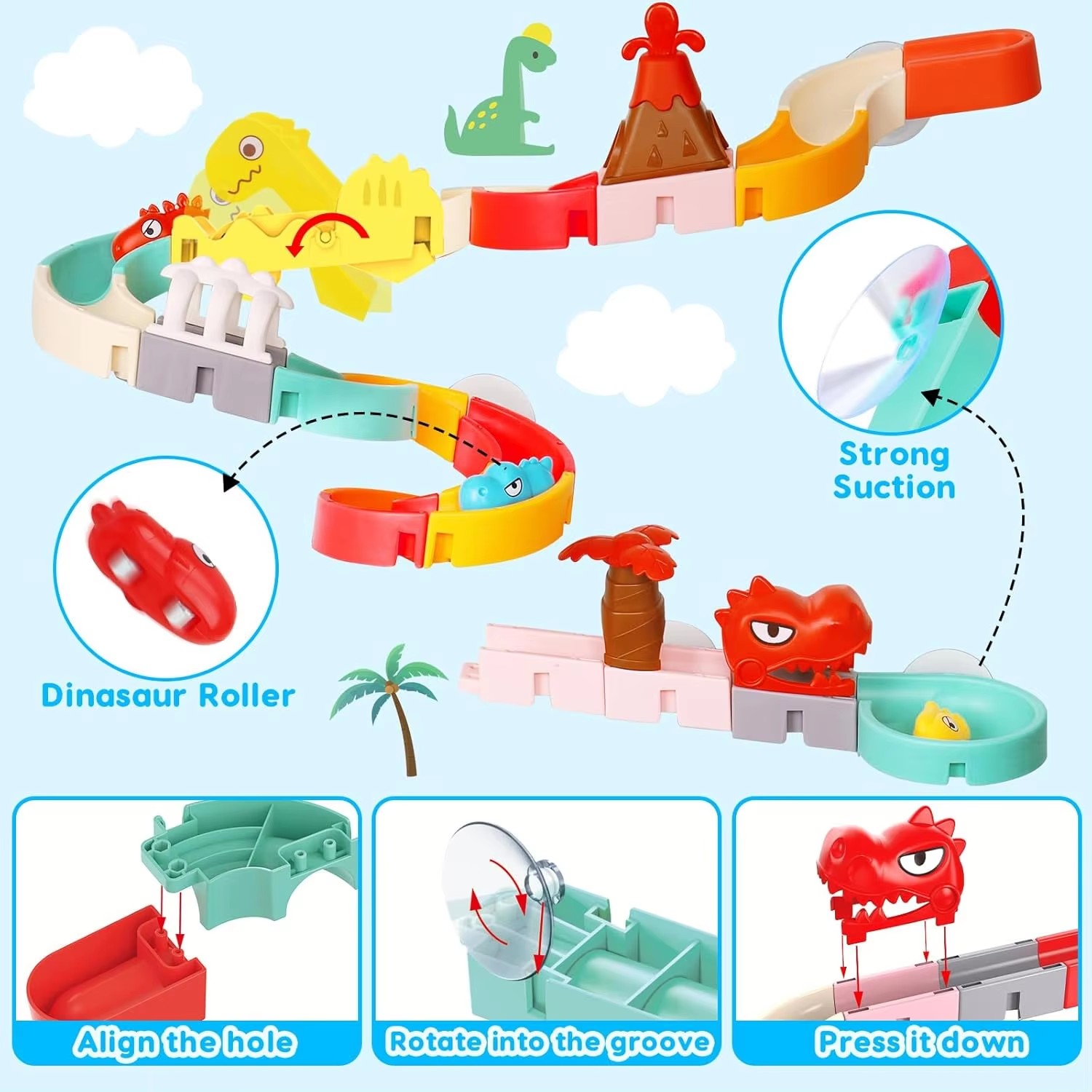 DIY Building Water Slide Track - Kids Outdoor Table ulasan dan harga
