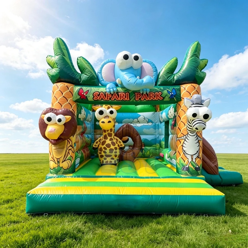 Jungle Commercial Inflatable B - Kids Outdoor Zoo ulasan dan harga