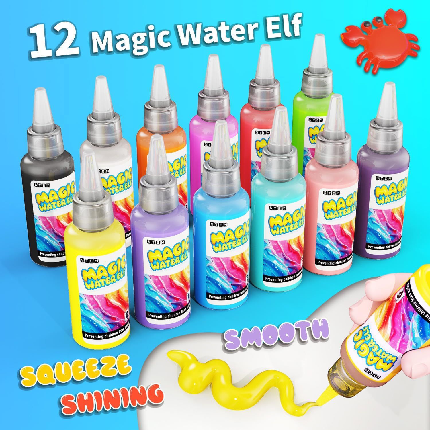 Magic Gel Water Beads Toy: 12- - Kids Outdoor Garden ulasan dan harga