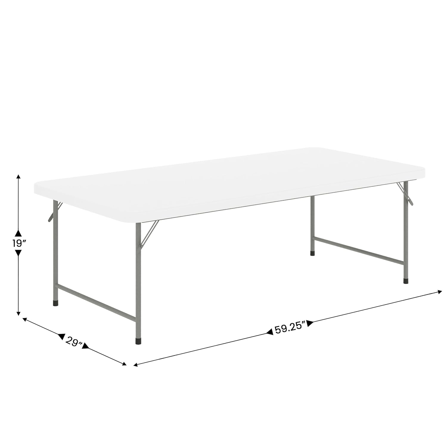 Kids 4.93ft Plastic Folding Ta - Kids Outdoor Table ulasan dan harga