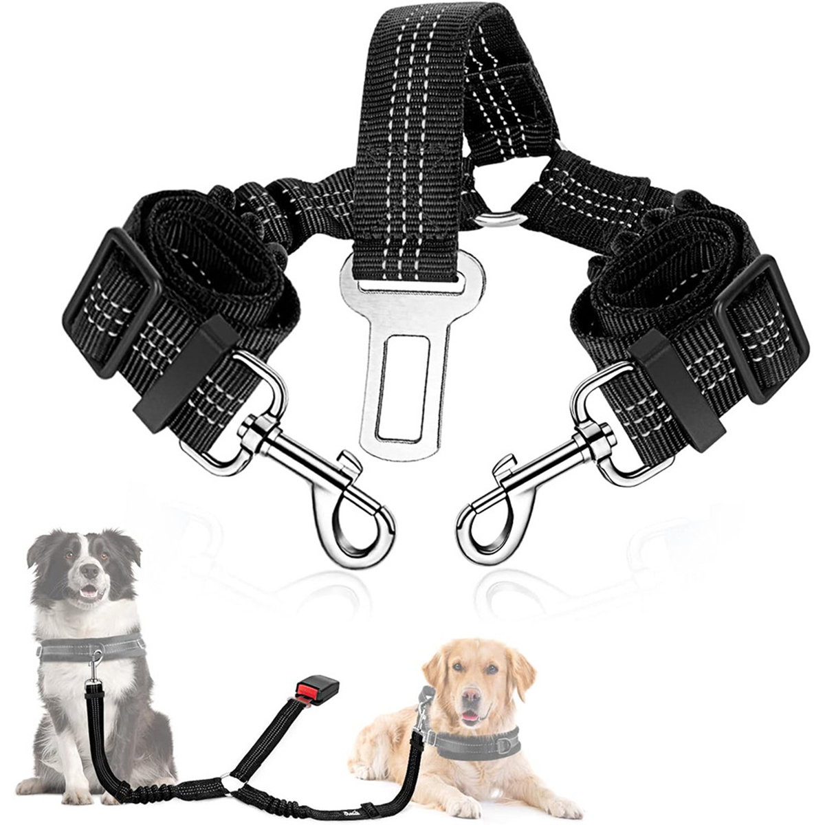 Pet Seat Vehicle Dog Harness L - Swing Seat Belt ulasan dan harga