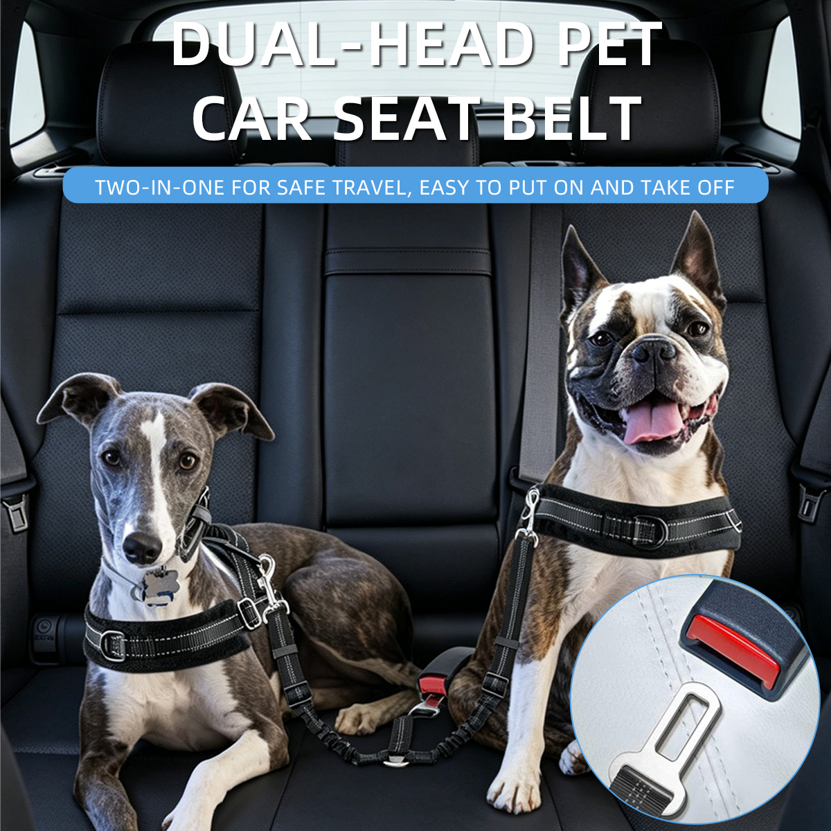 Pet Seat Vehicle Dog Harness L - Swing Seat Belt ulasan dan harga