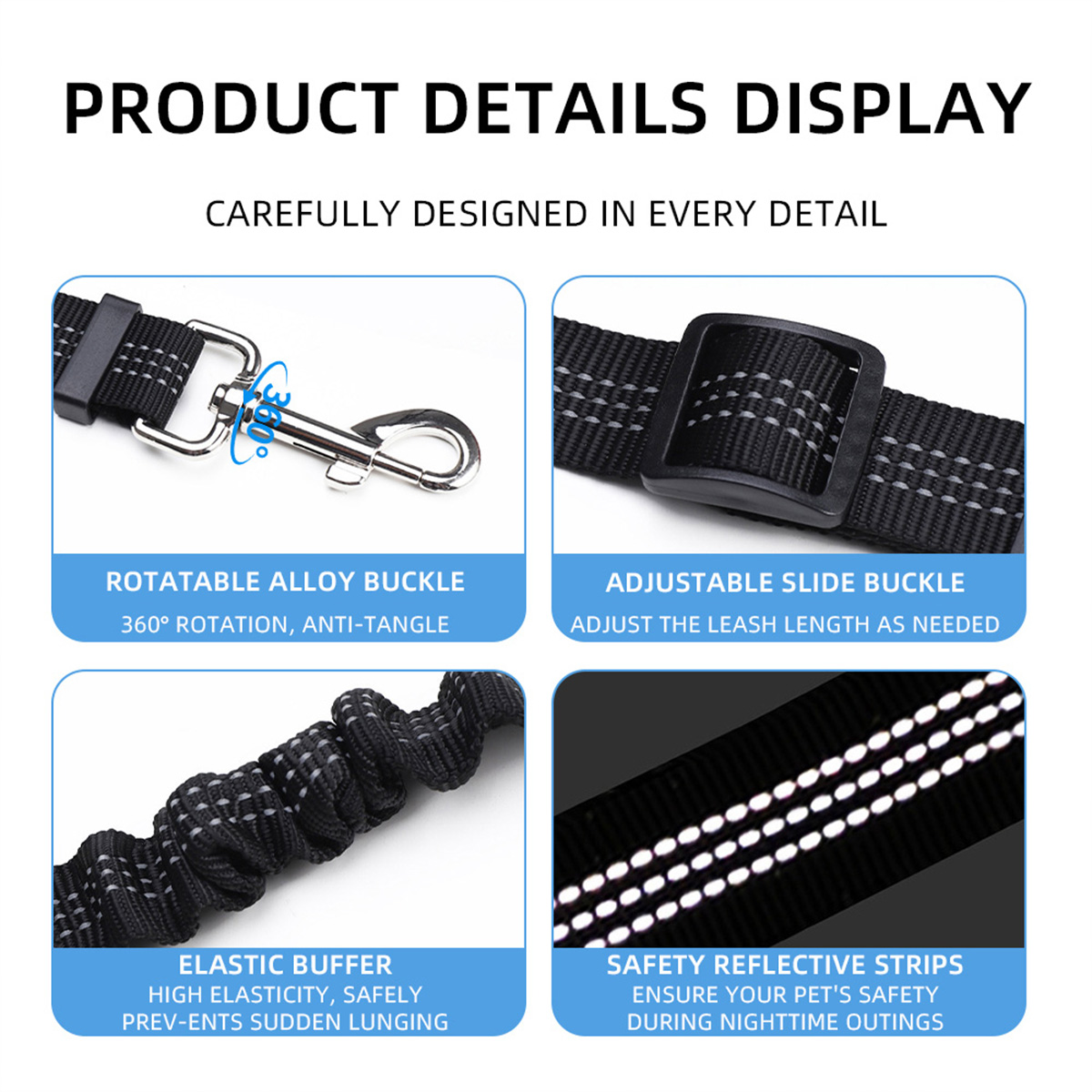 Pet Seat Vehicle Dog Harness L - Swing Seat Belt ulasan dan harga
