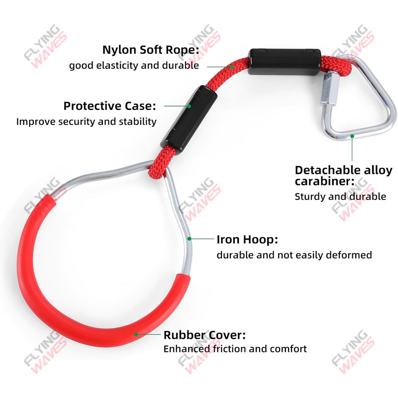 Kids Hanging GYM Ring Swing Cl - Kids Outdoor Climbing Equipment ulasan dan harga