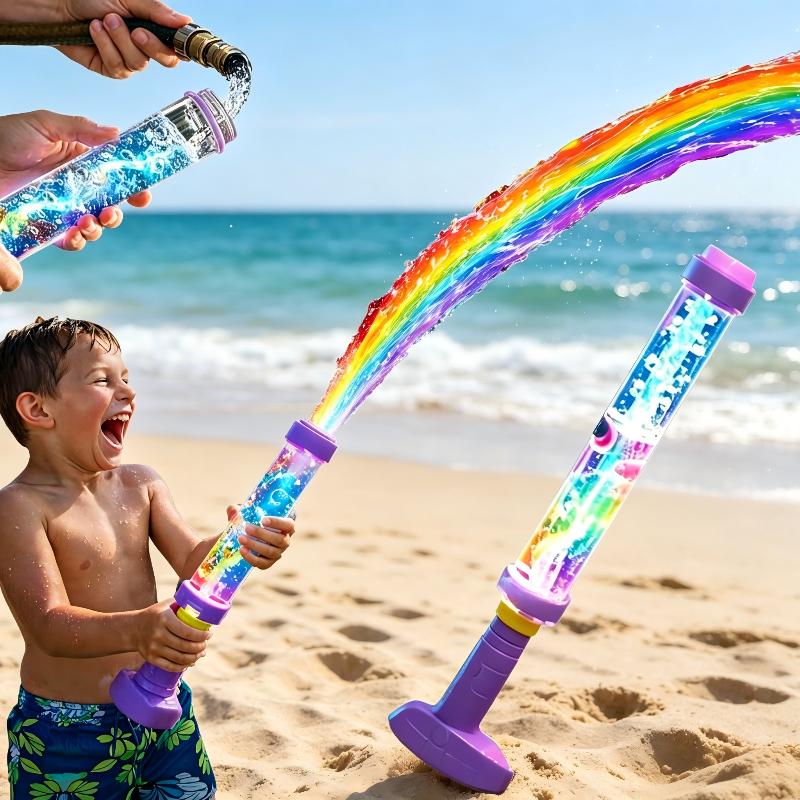 LED Rainbow Glowing Water Gun  - Water Gun Soaker ulasan dan harga