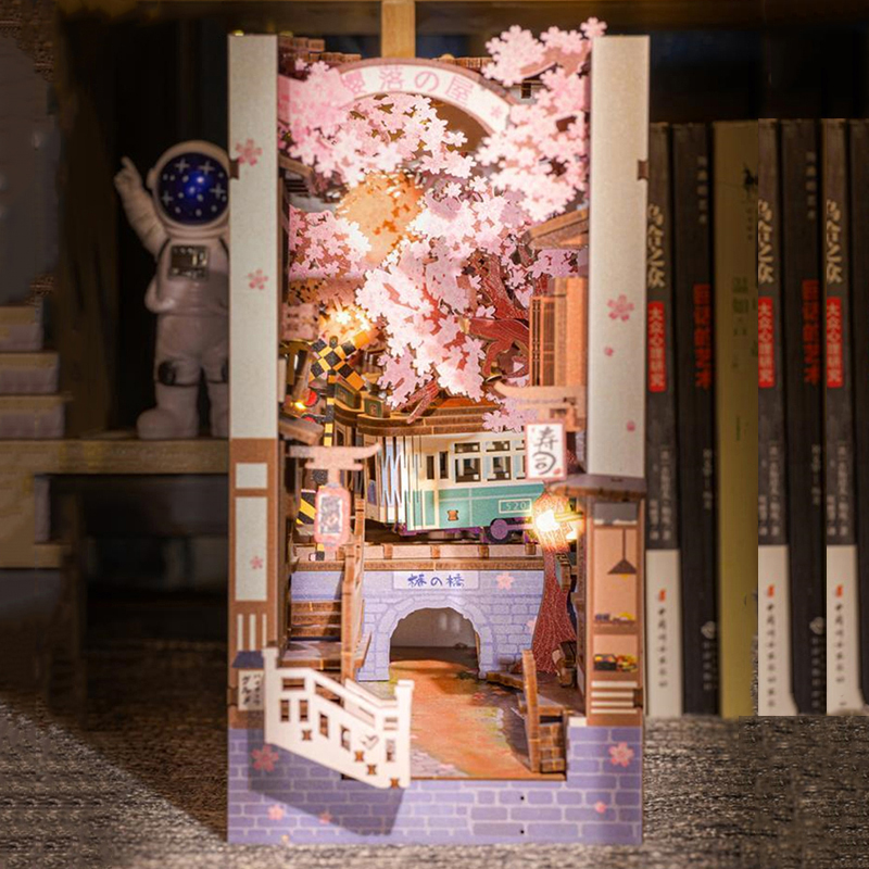 DIY Wooden Book Nook Shelf Ins - Kids Outdoor Wooden Playhouse ulasan dan harga