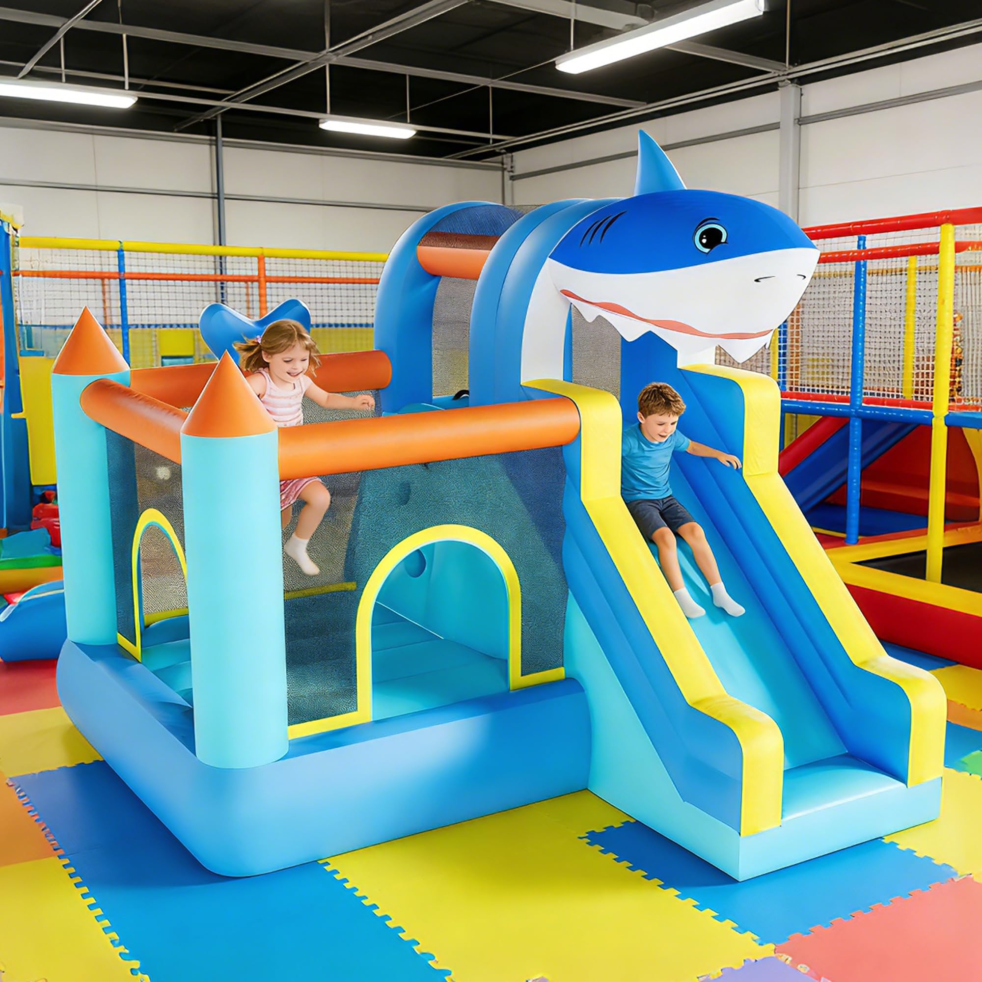 Inflatable Bounce House With S - Kids Outdoor Climbing Equipment ulasan dan harga
