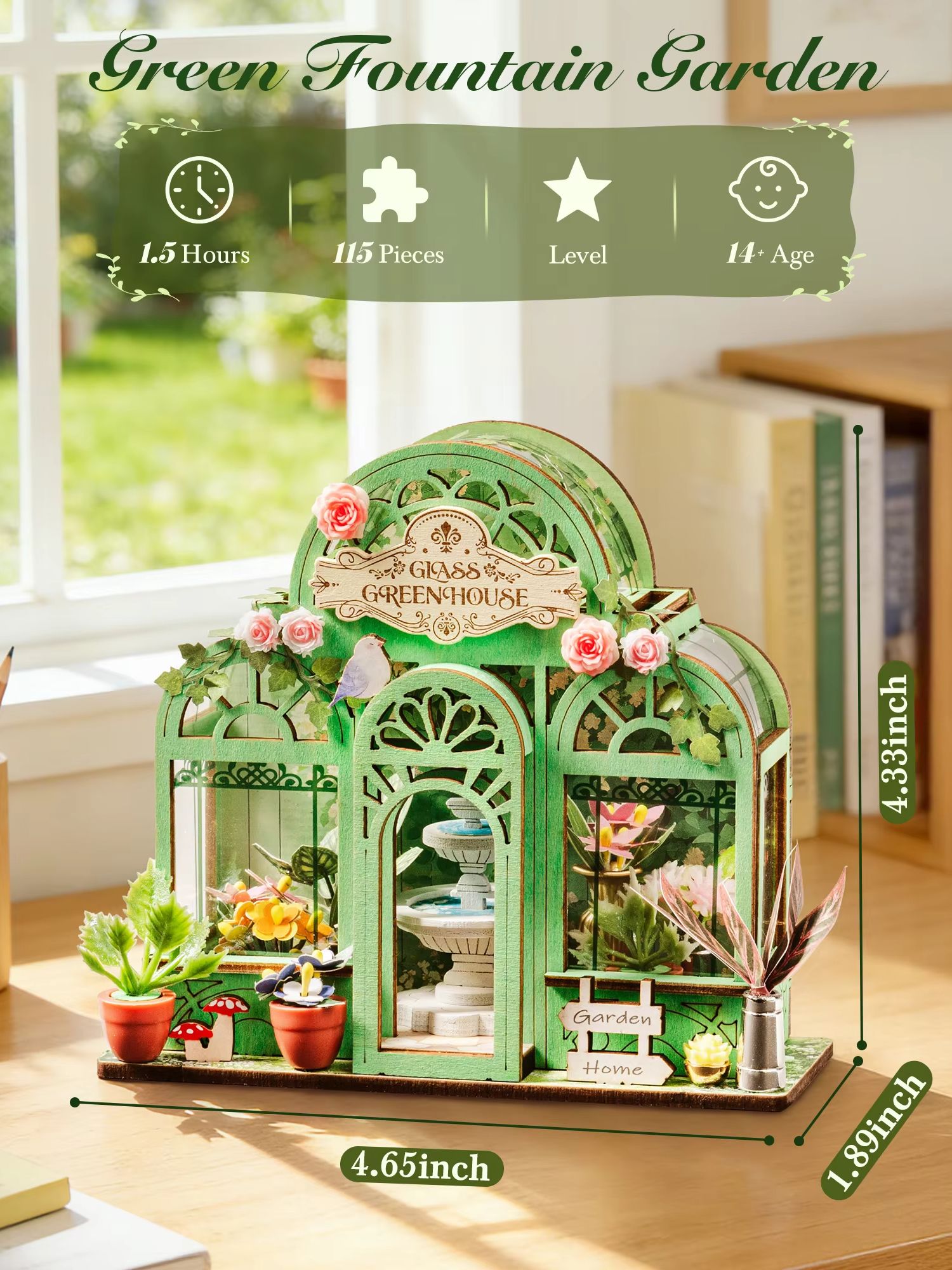 Rolife DIY Miniature House Kit - Kids Outdoor Wooden Playhouse ulasan dan harga