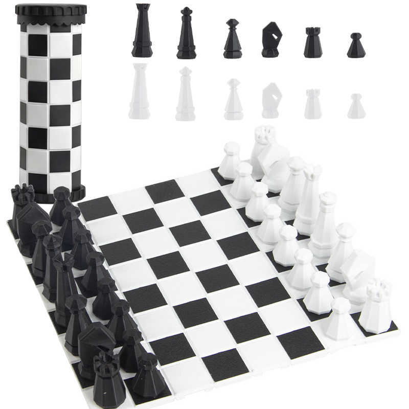 2 in 1 Portable Chess Game Set - Kids Outdoor Play Equipment ulasan dan harga