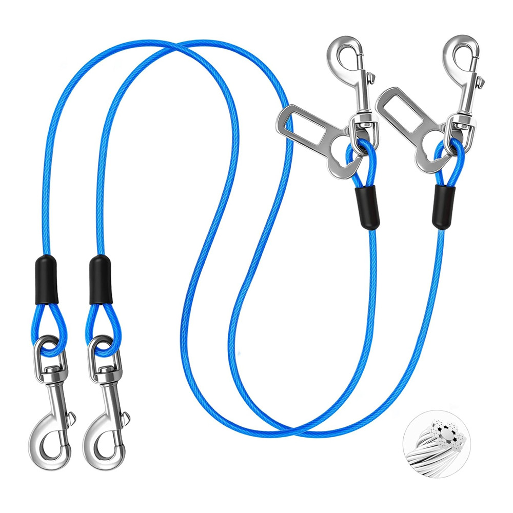 1Pc Chew-Proof Dog Car Harness - Swing Seat Belt ulasan dan harga