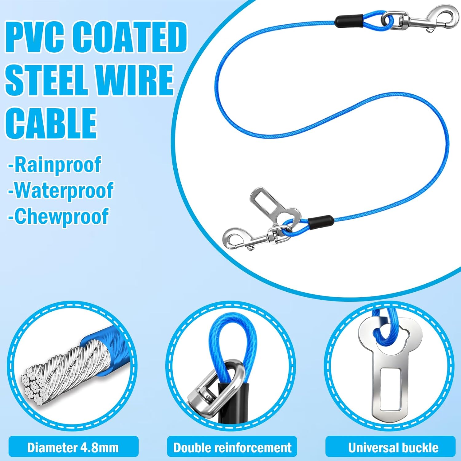 1Pc Chew-Proof Dog Car Harness - Swing Seat Belt ulasan dan harga